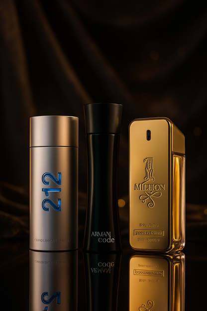 Sada 3 parfumov: 212 Men NYC, Paco Rabanne One Milion, Armani Code Homme 100ml