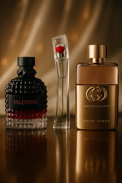 Sada 3 parfumov: 3 Gucci Guilt, Valentini Intense, Flower Kenzo 100ml