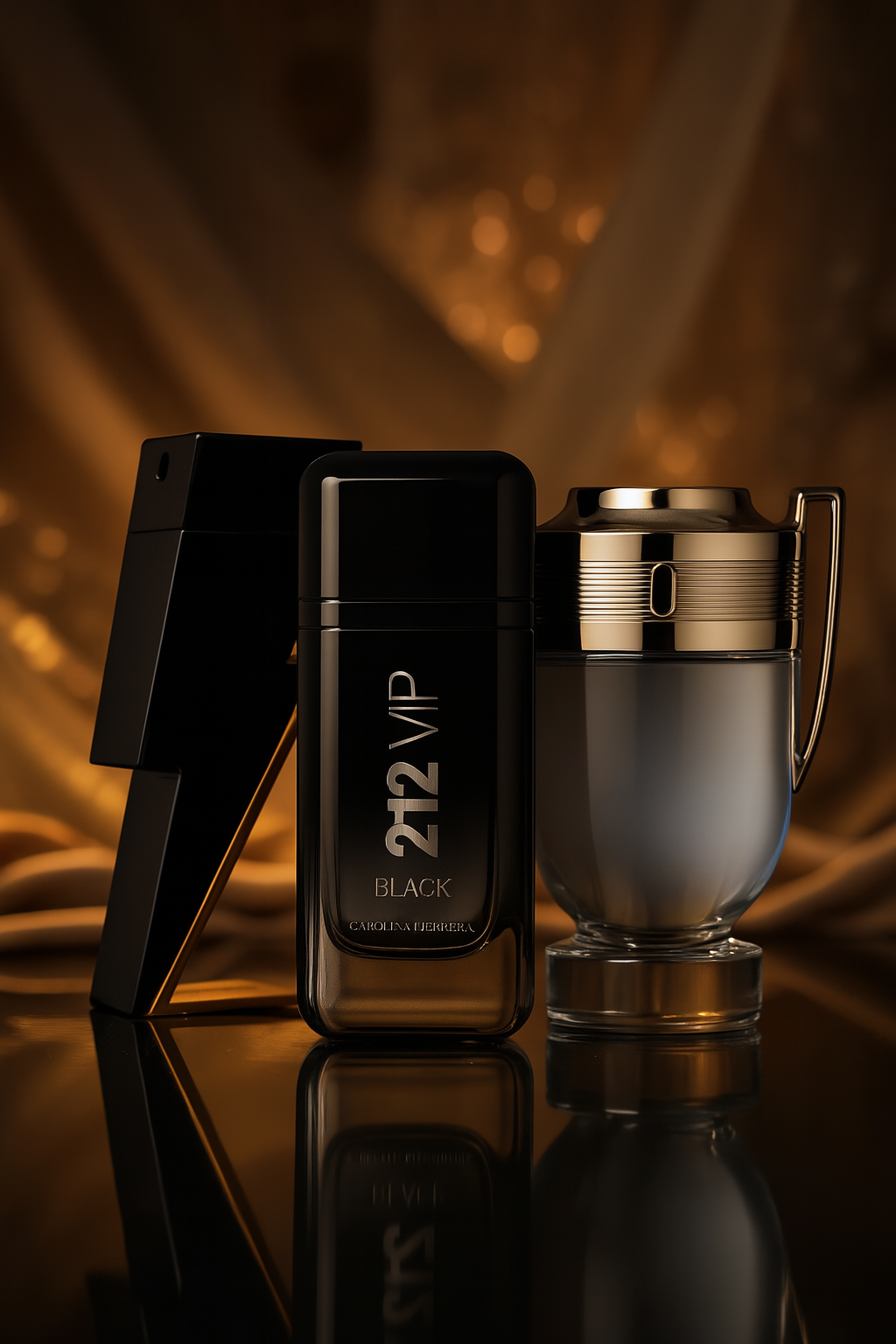 Sada 3 parfumov: BAD BOY, 212 VIP BLACK, Paco Rabanne INVICTUS 100ml