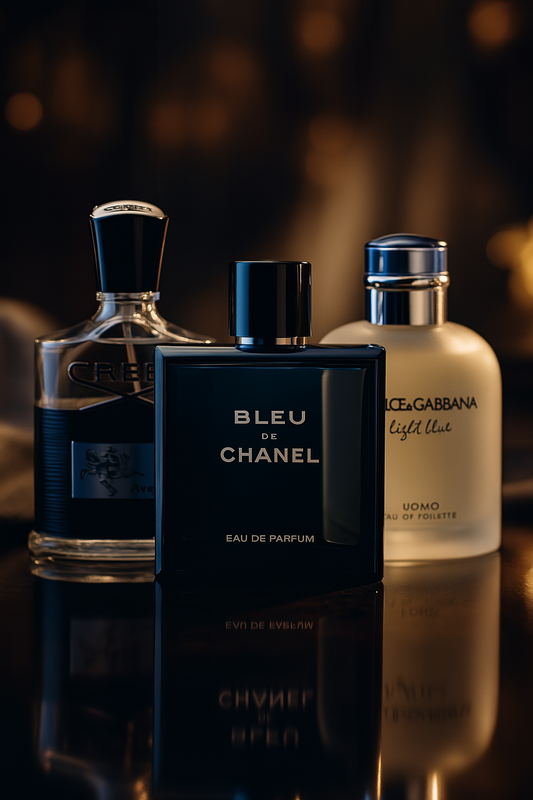 Sada 3 parfumov: Bleu de Chanel, Creed Aventus, Light Blue Dolce Gabbana 100ml