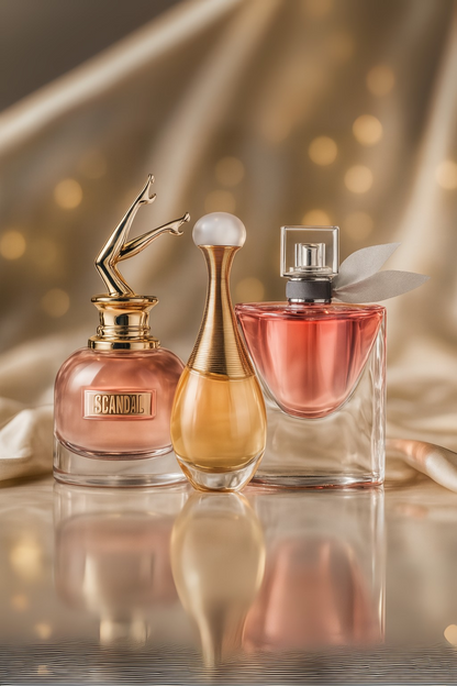 Sada 3 parfumov: SCANDAL, J'ADORE, LA VIE EST BELLE – 100 ml